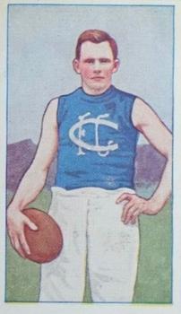 1921 J.J.Schuh Magpie Cigarettes Victorian League Footballers #NNO Rupert Hiskins Front